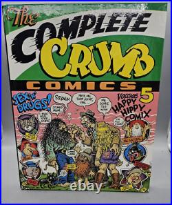 The Complete Crumb Comics 5 by R. Crumb Signed Limited Edition HC 253/600