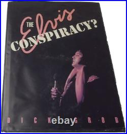 The Elvis Conspiracy Dick Grob Signed 1995 Limited Edition HC Biography Book