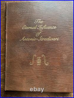The Eternal Influence Of Antonio Stradivari Limited Ed Signed Rare Book 20/100