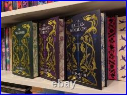 The Falconer Trilogy by Elizabeth May? ILLUMICRATE, SPRAYED EDGE, SIGNED EDITION