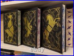 The Falconer Trilogy by Elizabeth May? ILLUMICRATE, SPRAYED EDGE, SIGNED EDITION