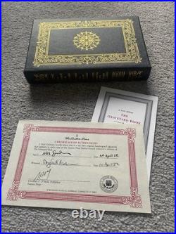 The Graveyard Book Neil Gaiman Dave McKean Easton Press Signed Leather Bound CoA