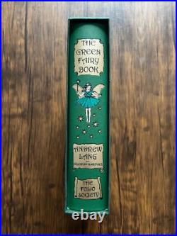 The Green Fairy Book Andrew Lang Folio Society Illustrated 1st Print VGC