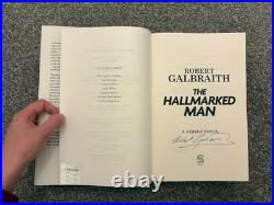 The Hallmarked Man Limited Signed Edition Robert Galbraith Signed JK Rowling