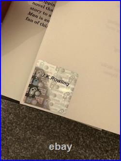 The Hallmarked Man Limited Signed Edition Robert Galbraith Signed JK Rowling