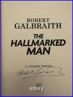 The Hallmarked Man Limited Signed Edition Robert Galbraith Signed JK Rowling