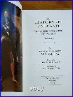 The History of England by Thomas Macaulay-Folio Society-Limited Numbered Edition