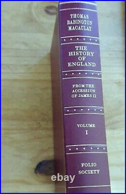 The History of England by Thomas Macaulay-Folio Society-Limited Numbered Edition