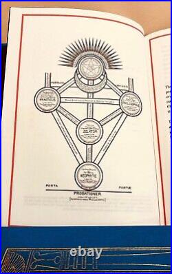 The Holy Books of Thelema Aleister Crowley 6 volume set leather binding slipcase