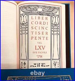 The Holy Books of Thelema Aleister Crowley 6 volume set leather binding slipcase