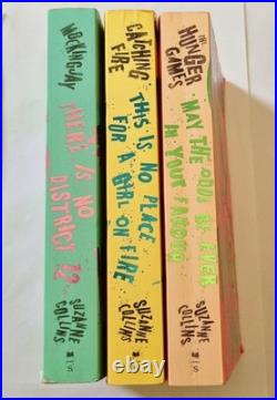The Hunger Games Trilogy Propaganda Neon Rebel UK Edition 3 Books Complete Set