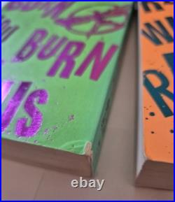 The Hunger Games Trilogy Propaganda Neon Rebel UK Edition 3 Books Complete Set
