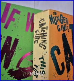 The Hunger Games Trilogy Propaganda Neon Rebel UK Edition 3 Books Complete Set