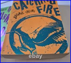 The Hunger Games Trilogy Propaganda Neon Rebel UK Edition 3 Books Complete Set