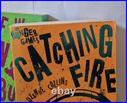 The Hunger Games Trilogy Propaganda Neon Rebel UK Edition 3 Books Complete Set