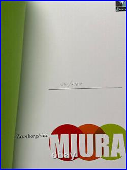 The Lamborghini Miura Book By Simon Kidston Limited Edition 391/ 762 New