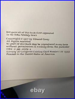 The Loathsome Couple by Edward Gorey SIGNED / First Edition / w Dust Jacket