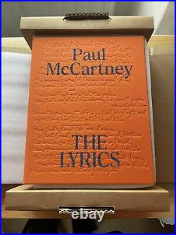 The Lyrics 1956 to the Present HAND SIGNED by Paul McCartney Deluxe Ltd