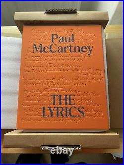 The Lyrics 1956 to the Present SIGNED by Paul McCartney Deluxe Limited Edition
