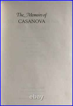 The Memoirs Of Jacques Casanova Limited Editions Club, 449 Of 1500, Signed