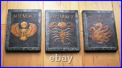 The Mummy Trilogy 4K + Blu-ray SteelBook Book Of The Living Collectors Edition