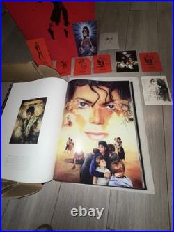 The Official Michael Jackson Opus Limited Illustrated Hardcover Box Set Prints