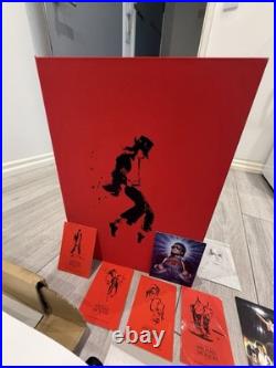 The Official Michael Jackson Opus Limited Illustrated Hardcover Box Set Prints