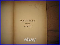 The Oldest Books in the World Isaac Myer 1900 Ltd Ed 500 ANCIENT EGYPTIANS