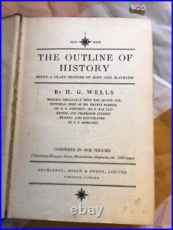 The Outline Of History WELLS HG 1925 HB Early Print