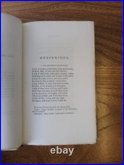 The Poetical Works of Robert Herrick 2 volumes 1891 limited edition