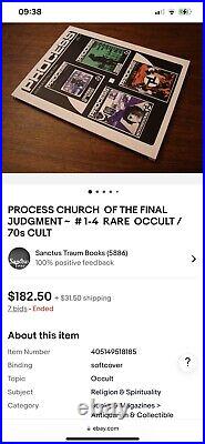 The Process-Church of the Final Judgement Complete Magazine Collection V. 1 RARE