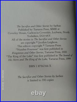 The Sacrifice & Other Tales Sarban Tartarus Press Limited Edition Book