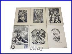 The Second Through Seventh Book of Virgil Finlay Set Limited Edition 1978 HCDJ