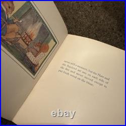 The Squirrel The Hare And The Little Grey Rabbit Red cover book. Vintage rare