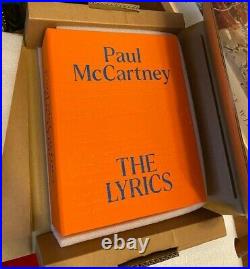 The lyrics signed by Paul McCartney deluxe limited edition