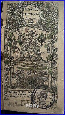 Theology On Mortality & Death 1659 Antique Book Rare