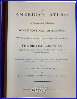 Thomas Jeffreys American Atlas 1776. 1976 LIMITED EDITION 200 BOOK/SLIPCASE NEW