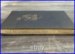Tillie Olsen Signed Limited Edition #36/100 Tell Me A Riddle with Slipcase