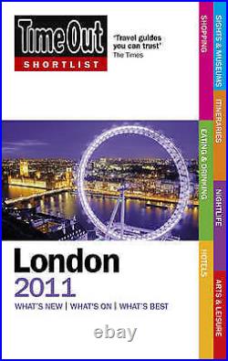 Time Out Shortlist London 2011, Time Out Guides Ltd, Book