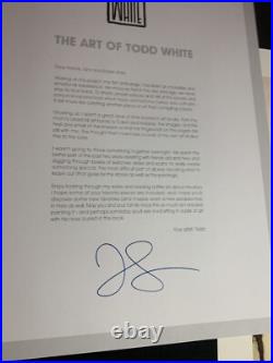 Todd White Deluxe Edition Book Signed+2xLimited Edition signed original complete