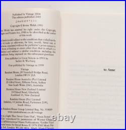 Trainspotting promo edition Irvine Welsh XCLUSVE BOOK COVER ART ESQUIRE MAGAZINE