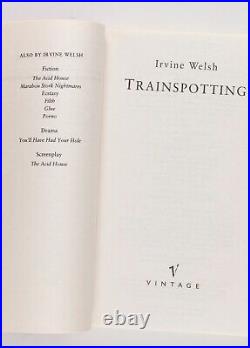 Trainspotting promo edition Irvine Welsh XCLUSVE BOOK COVER ART ESQUIRE MAGAZINE