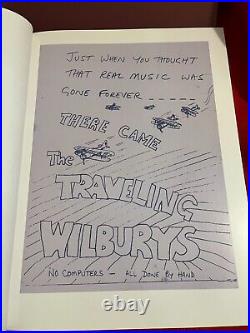 Traveling Wilburys Genesis Publications Book Signed Jeff Lynne Limited Edition
