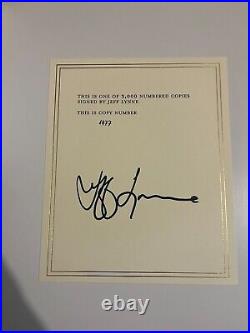 Traveling Wilburys Genesis Publications Book Signed Jeff Lynne Limited Edition