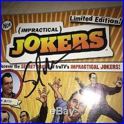 TruTVs Impractical Jokers 2013 Limited Edition Autographed Laminated Comic Book