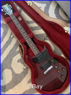 Univox Limited Edition Double Cut Special TV2 P90 MIJ Open Book With Gibson Case