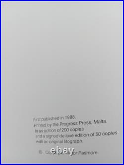 VICTOR PASMORE'Burning Waters' Limited Edition Book 1988