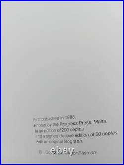 VICTOR PASMORE'Burning Waters' Limited edition book 1988