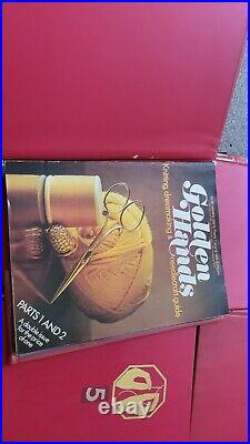 Very Rare Vintage Full Set 91 Volumes Of Golden Hands Sewing / Knitting Books
