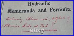 Vintage Book Hydraulic Memoranda And Formulae By George Kent Ltd Limited Edition